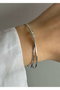Heliophilia Silver Pulsera de Latón Plateada